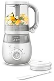 Philips AVENT SCF875/02 4-in-1 Babynahrungszubereiter (Dampfgarer und Mixer)