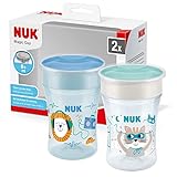 NUK Magic Cup Trinklernbecher | 8+ Monate | 230 ml | auslaufsicherer 360°-Trinkrand | BPA-frei |...