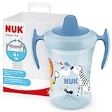 NUK Trainer Cup Trinklernbecher | auslaufsicherer Becher mit weichem Trinkschnabel & ergonomischen...