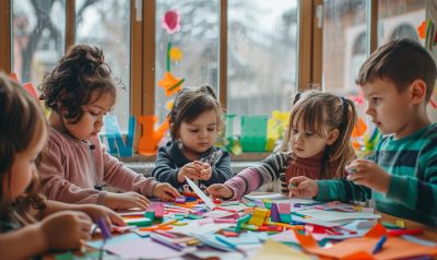 kita bastelideen für regentage beschäftigung drinnen